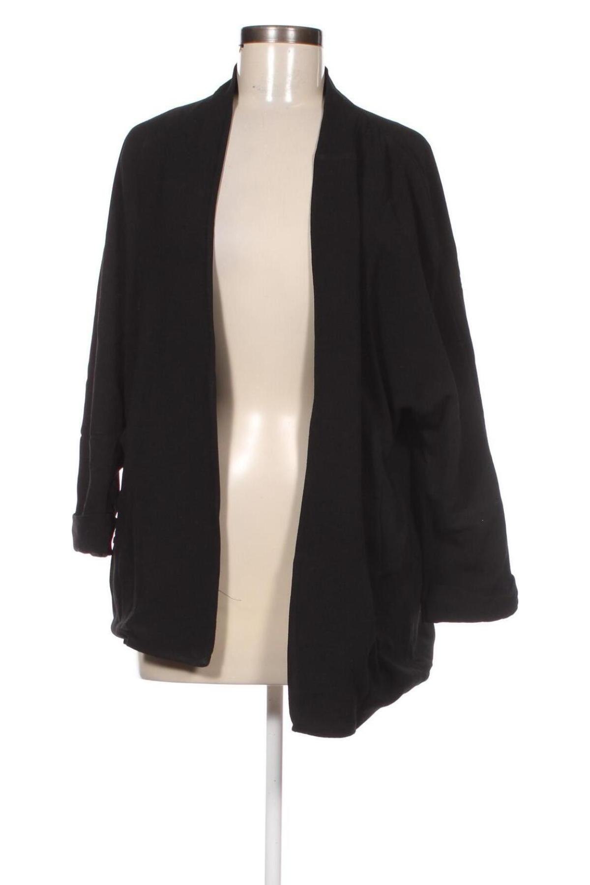 Γυναικείο σακάκι Made In Italy, Μέγεθος M, Χρώμα Μαύρο, Τιμή 7,22 €