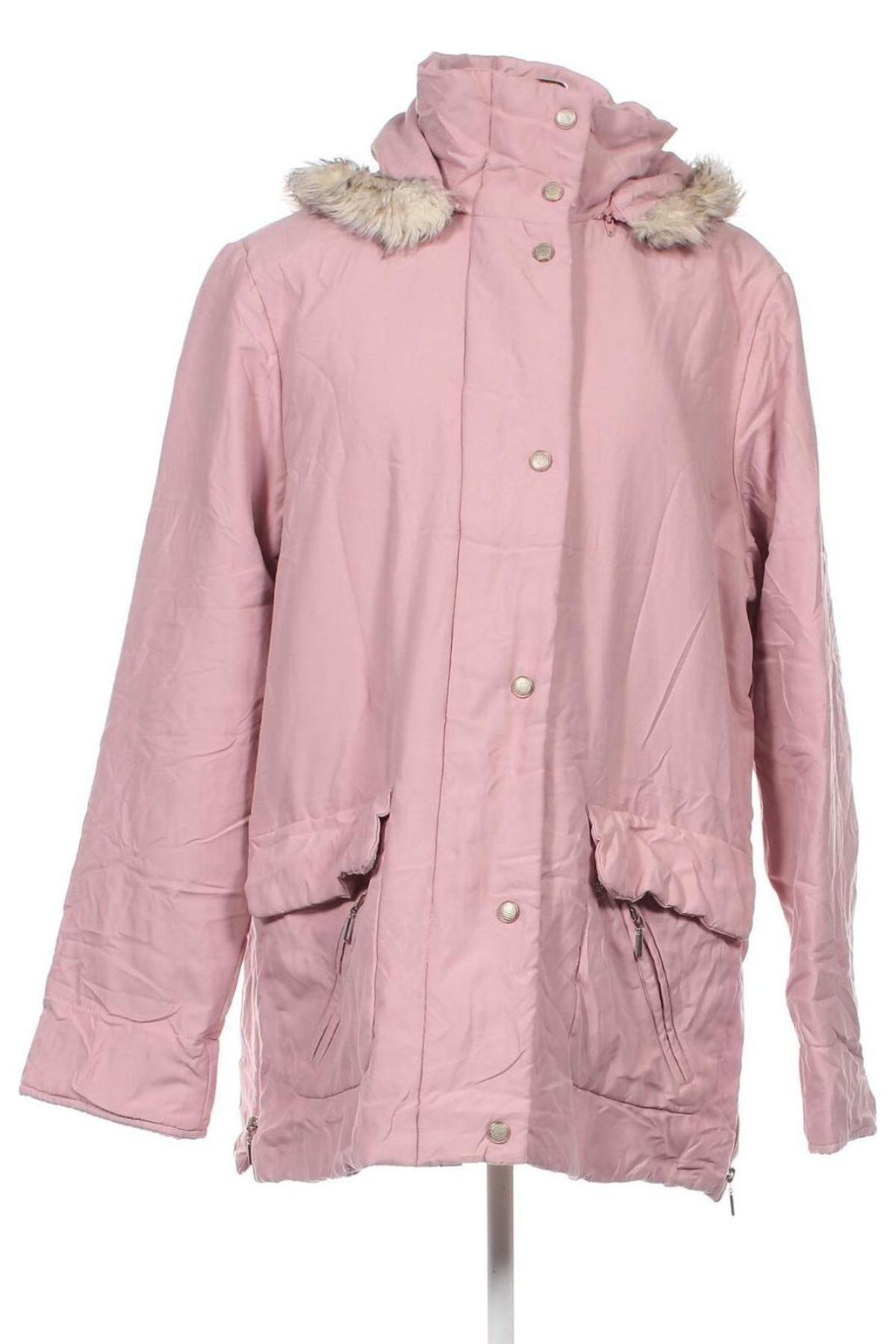 Dámska bunda , Veľkosť L, Farba Ružová, Cena  4,60 €