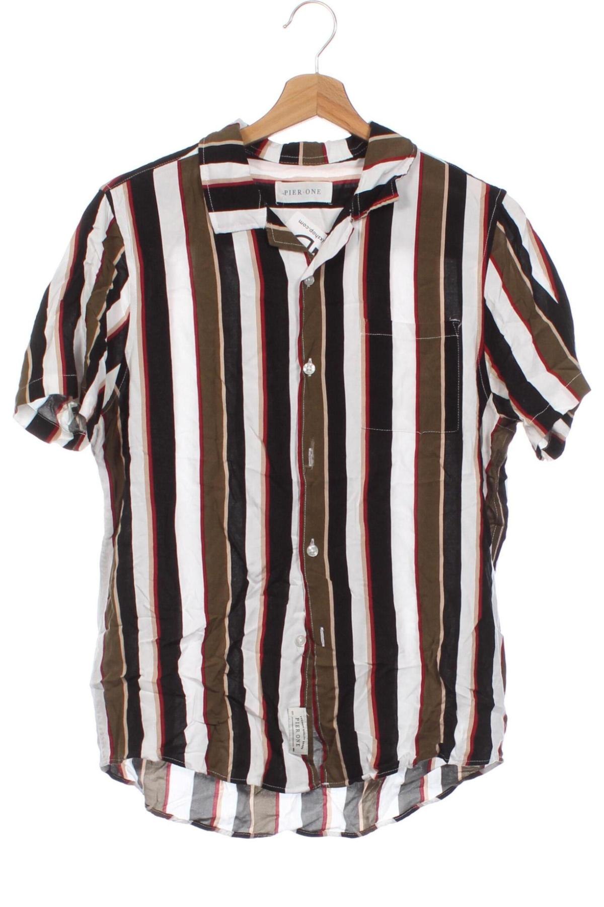 Мъжка риза Pier One, Размер S, Цвят Многоцветен, Цена 46,00 лв.