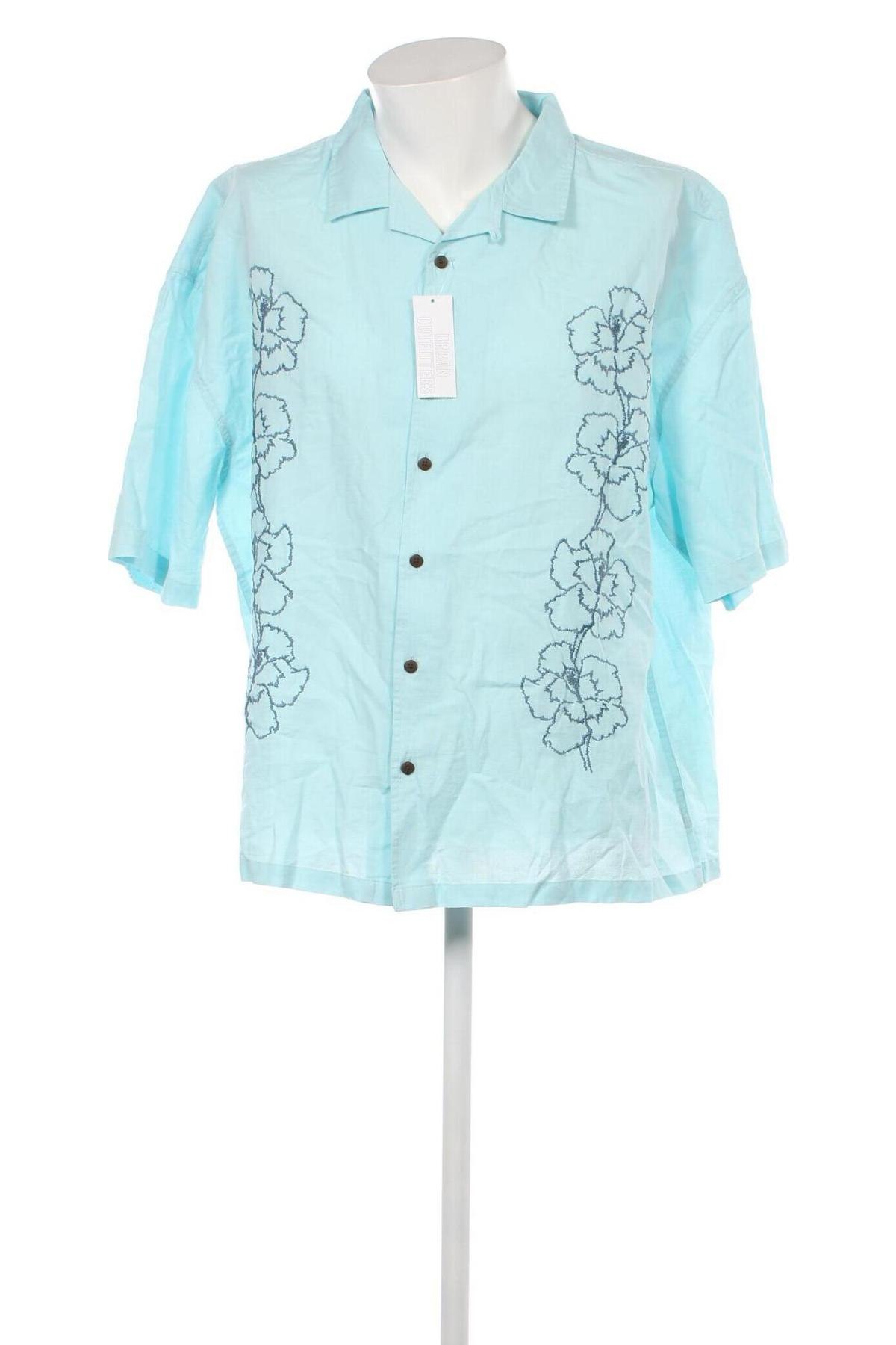 Мъжка риза Urban Outfitters, Размер XXL, Цвят Син, Цена 72,00 лв.