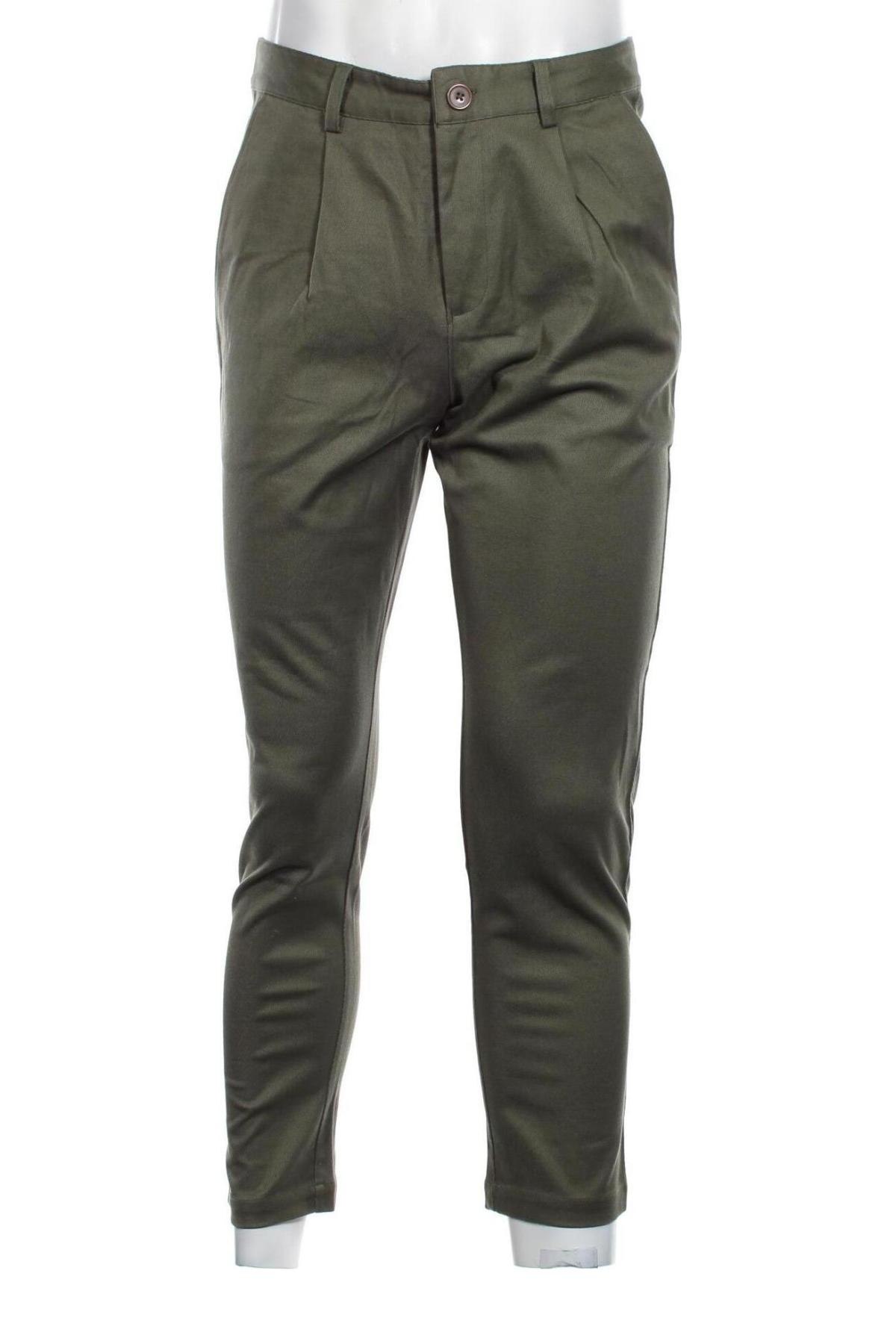 Ανδρικό παντελόνι About You, Μέγεθος M, Χρώμα Πράσινο, Τιμή 7,36 €