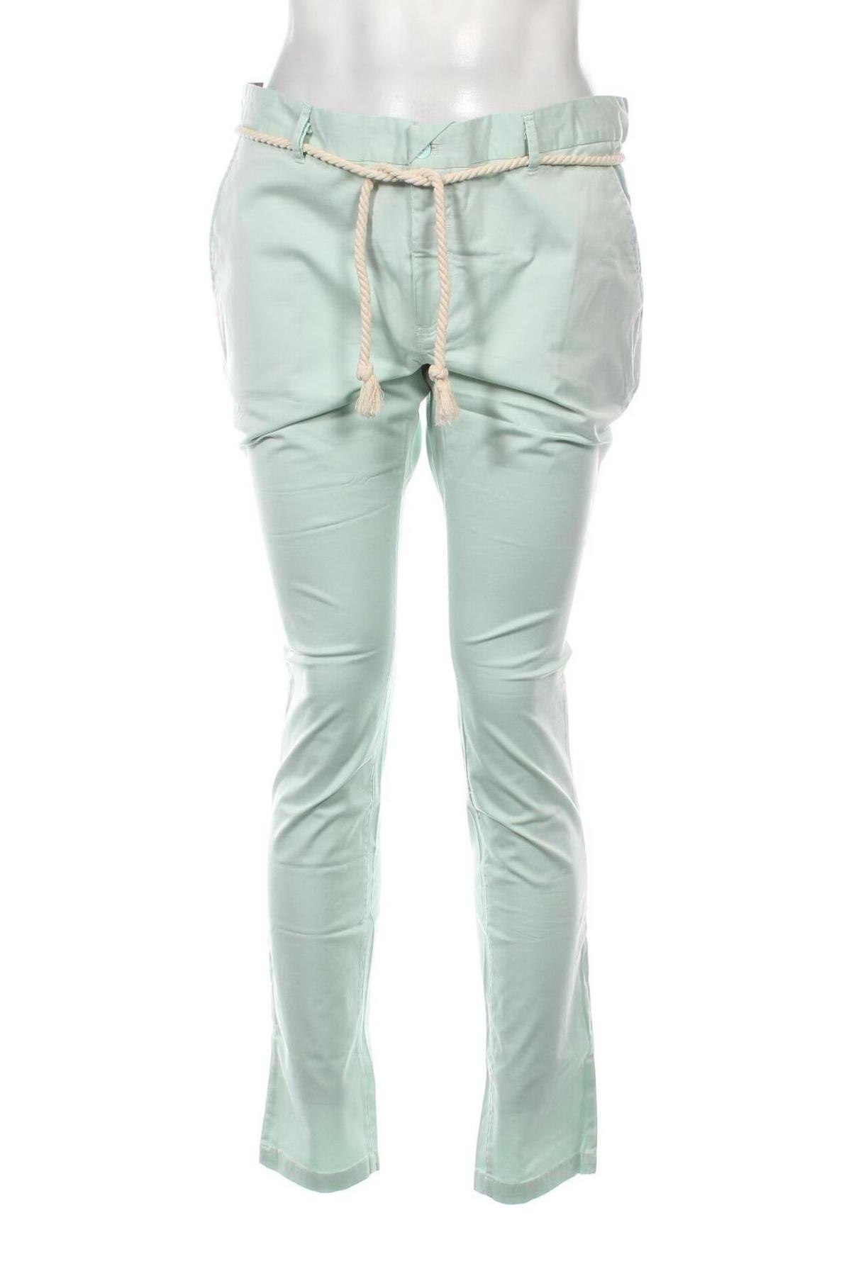 Мъжки панталон Eleven Paris, Размер L, Цвят Зелен, Цена 191,00 лв.