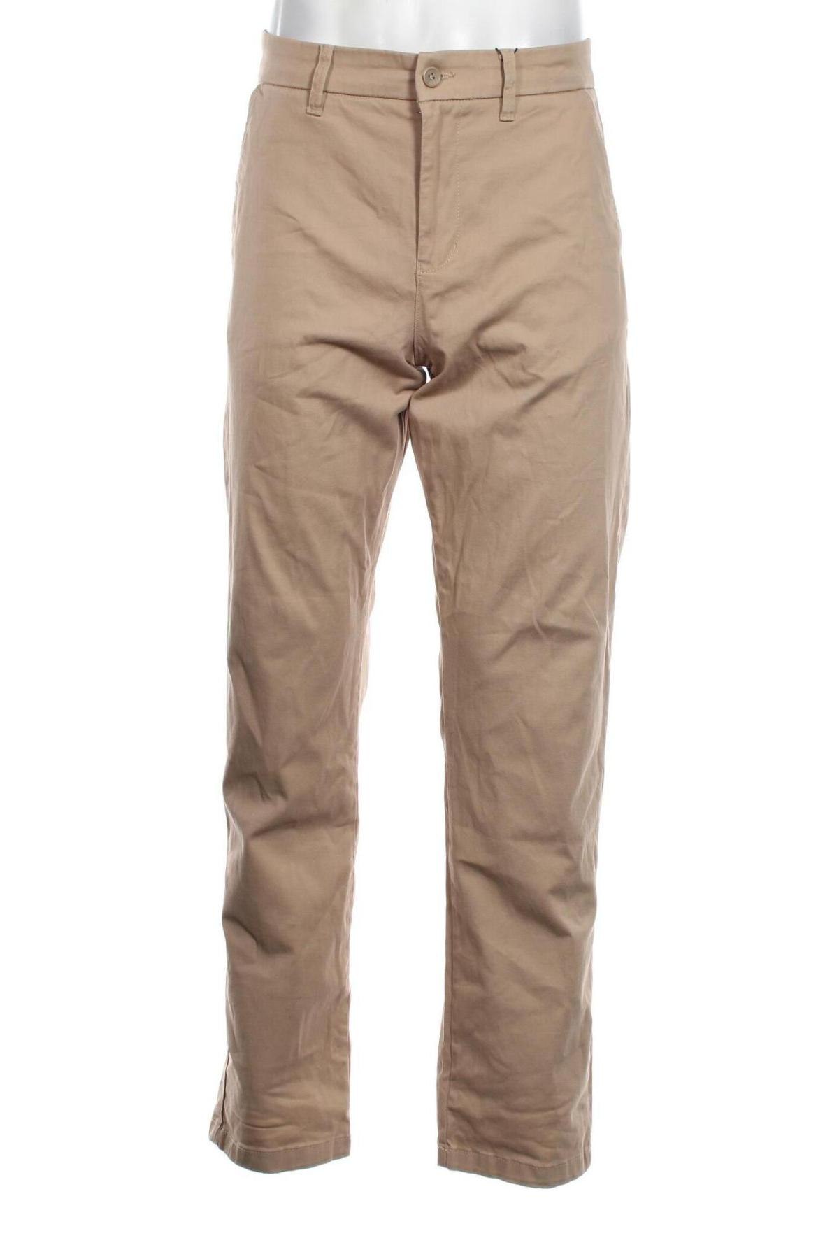 Pantaloni de bărbați Only & Sons, Mărime L, Culoare Bej, Preț 36,32 Lei