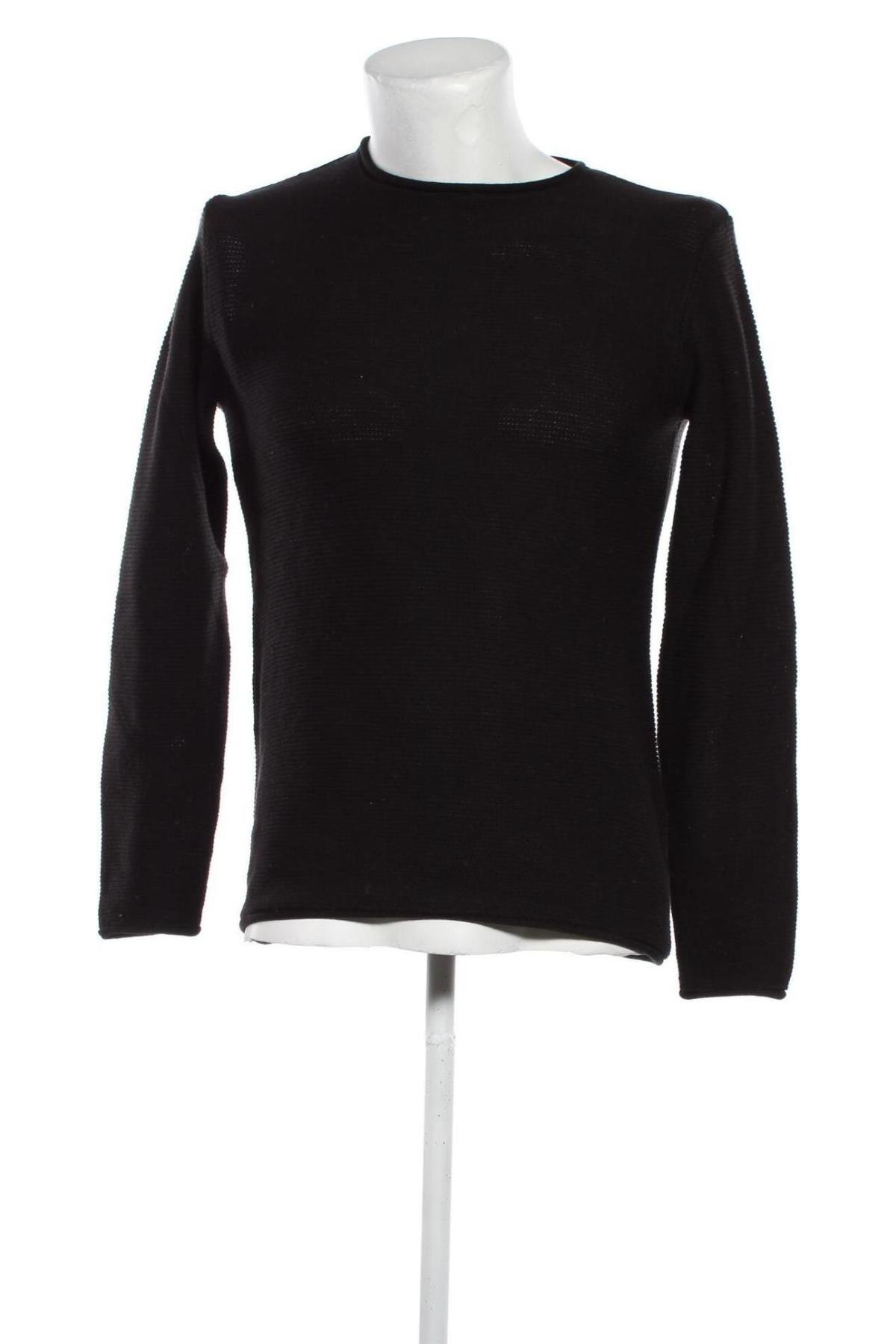Ανδρικό πουλόβερ Mr. F, Μέγεθος S, Χρώμα Μαύρο, Τιμή 4,74 €