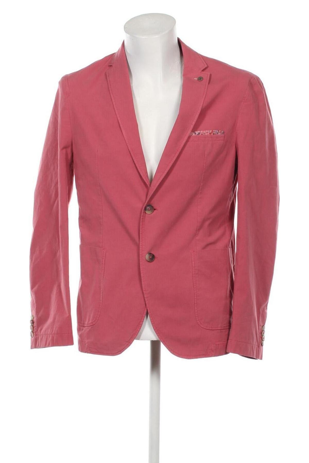 Ανδρικό σακάκι Bruno Saint Hilaire, Μέγεθος L, Χρώμα Ρόζ , Τιμή 124,23 €