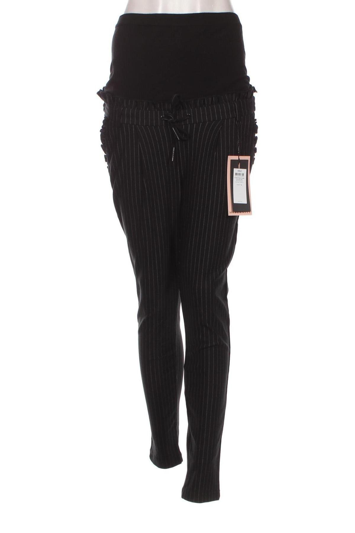 Pantaloni pentru gravide ONLY, Mărime S, Culoare Negru, Preț 39,08 Lei
