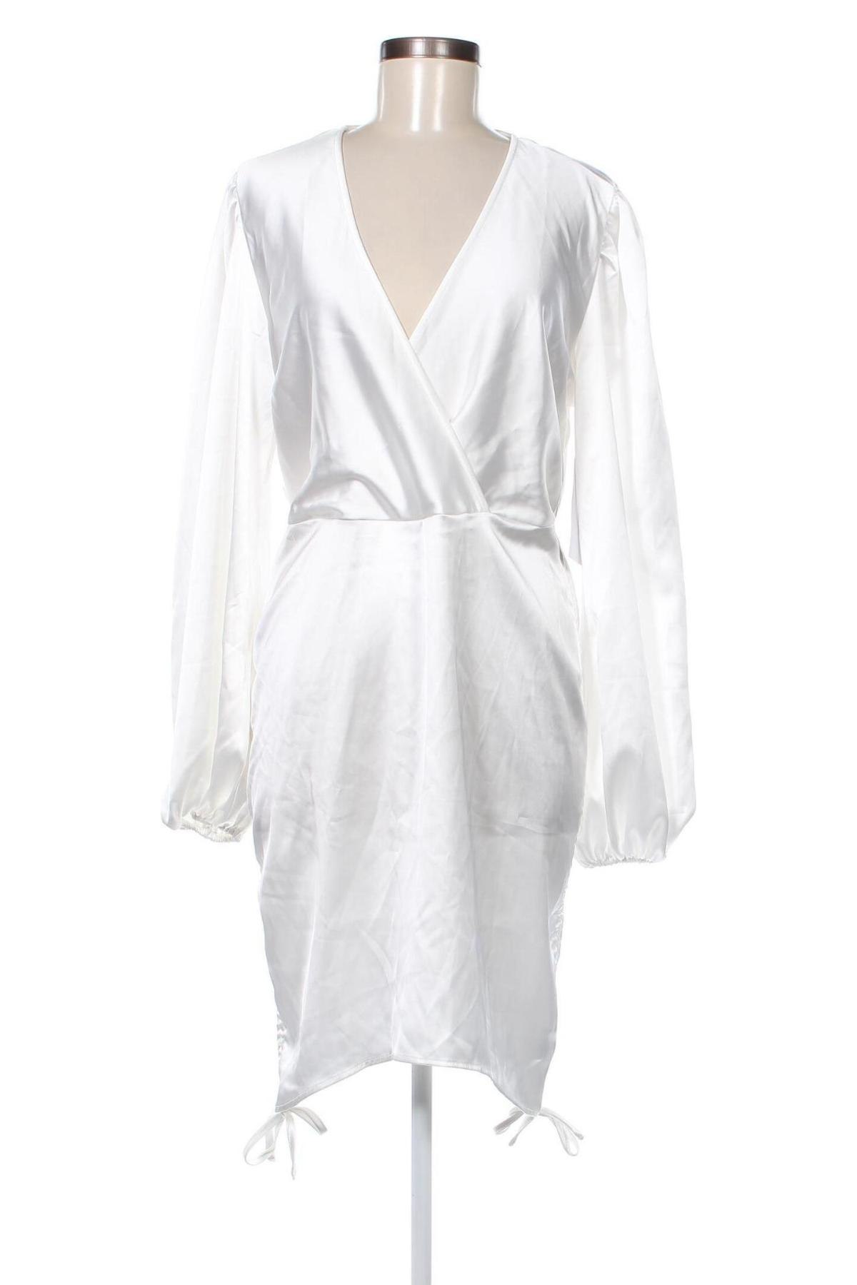 Šaty  NA-KD, Velikost XL, Barva Bílá, Cena  1 913,00 Kč