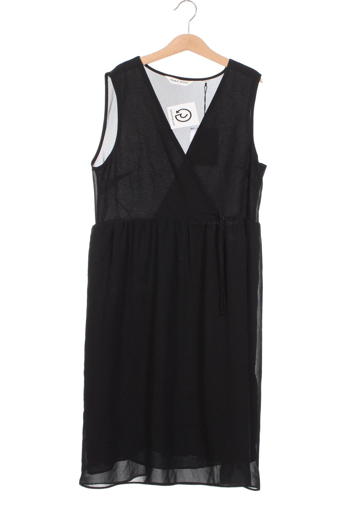 Kleid Naf Naf, Größe XS, Farbe Schwarz, Preis € 4,21