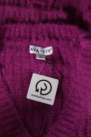 Cardigan de damă Ava & Viv, Mărime L, Culoare Mov, Preț 43,99 Lei