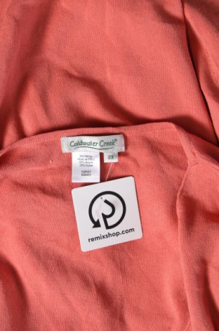 Damen Strickjacke Coldwater Creek, Größe XXL, Farbe Orange, Preis € 10,49