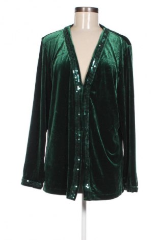 Cardigan de damă Quacker Factory, Mărime L, Culoare Verde, Preț 67,99 Lei