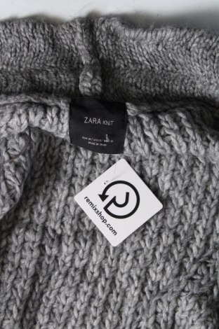 Дамска жилетка Zara Knitwear, Размер M, Цвят Сив, Цена 27,49 лв.