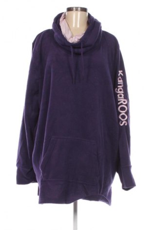 Γυναικεία μπλούζα fleece Kangaroos, Μέγεθος 3XL, Χρώμα Βιολετί, Τιμή 9,99 €