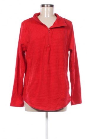 Damen Fleece Shirt St John's Bay, Größe L, Farbe Rot, Preis € 16,49