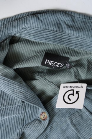 Damenbluse Pieces, Größe M, Farbe Blau, Preis 5,99 €