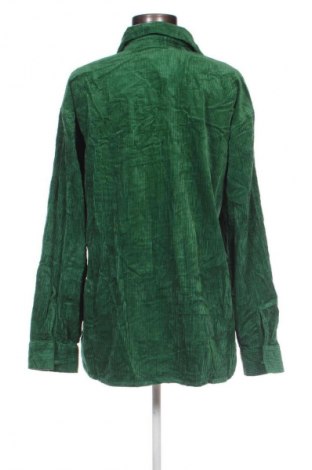 Cămașă de femei Pull&Bear, Mărime M, Culoare Verde, Preț 41,99 Lei