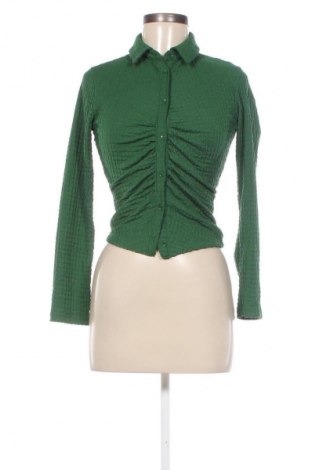 Cămașă de femei Stradivarius, Mărime S, Culoare Verde, Preț 37,99 Lei