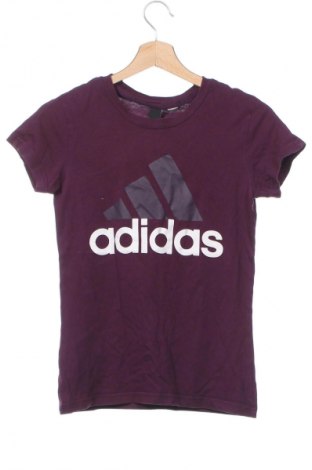 Damen T-Shirt Adidas, Größe XS, Farbe Lila, Preis € 9,99