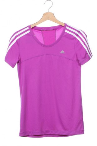 Damen T-Shirt Adidas, Größe XS, Farbe Lila, Preis € 8,49