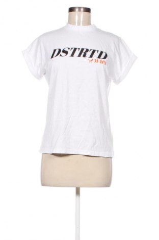 Γυναικείο t-shirt Distorted people, Μέγεθος S, Χρώμα Λευκό, Τιμή 27,49 €