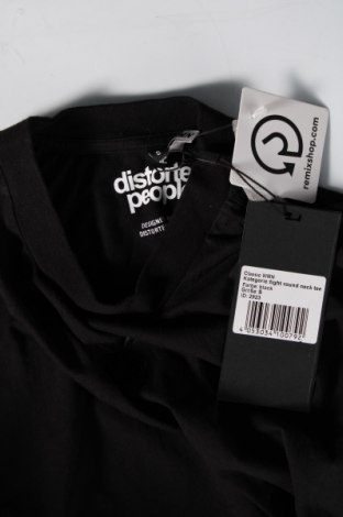 Tricou de femei Distorted people, Mărime S, Culoare Negru, Preț 129,99 Lei