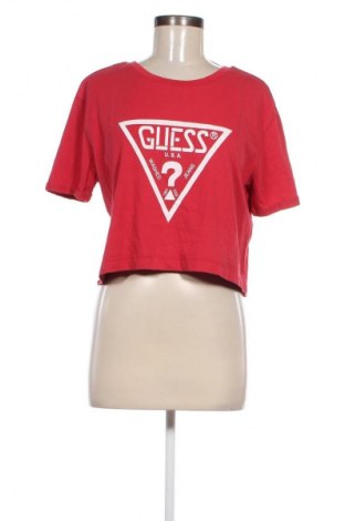 Damski T-shirt Guess, Rozmiar M, Kolor Czerwony, Cena 51,99 zł