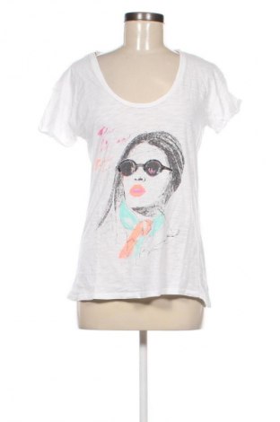 Damski T-shirt Maison Scotch, Rozmiar S, Kolor Biały, Cena 76,40 zł