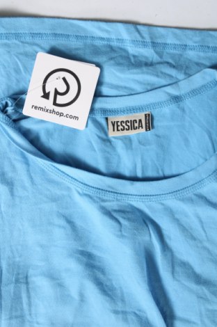 Γυναικείο t-shirt Yessica, Μέγεθος M, Χρώμα Μπλέ, Τιμή 10,99 €