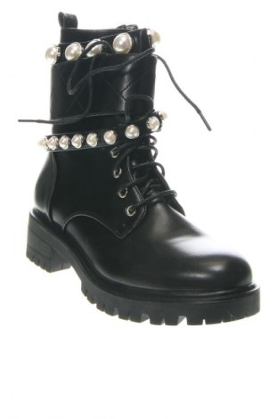 Botine de damă Ideal Shoes, Mărime 38, Culoare Negru, Preț 120,29 Lei