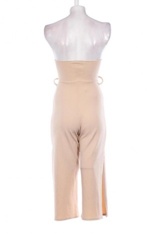 Дамски дълъг гащеризон Boohoo, Größe XXS, Farbe Beige, Preis 13,99 €