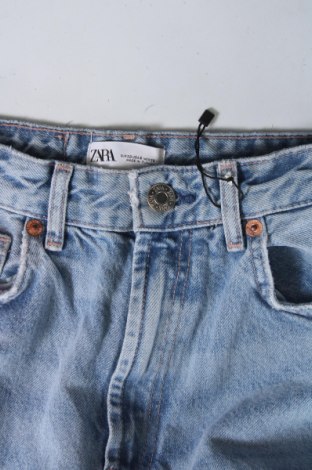 Дамски дънки Zara, Размер XS, Цвят Син, Цена 26,97 лв.