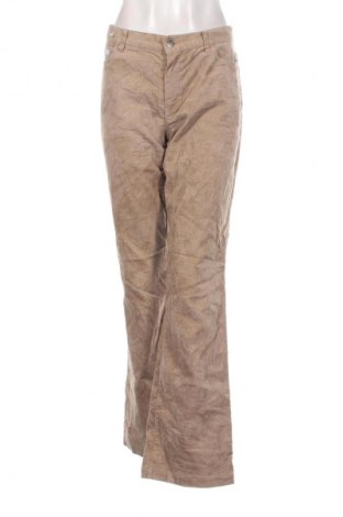 Pantaloni de velvet de femei, Mărime M, Culoare Bej, Preț 95,99 Lei