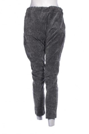 Pantaloni de velvet de femei, Mărime L, Culoare Gri, Preț 48,99 Lei