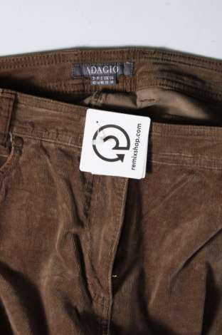 Damen Cordhose Adagio, Größe L, Farbe Beige, Preis € 10,49