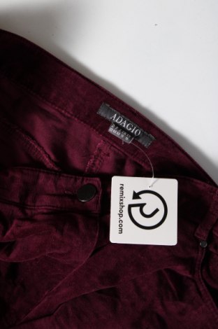 Pantaloni de velvet de femei Adagio, Mărime XL, Culoare Mov, Preț 48,99 Lei