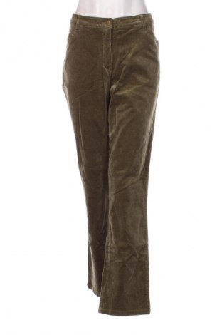 Pantaloni de velvet de femei Bpc Bonprix Collection, Mărime XL, Culoare Verde, Preț 43,99 Lei