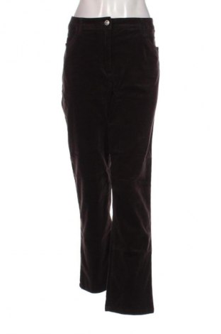 Pantaloni de velvet de femei Canda, Mărime XL, Culoare Maro, Preț 38,99 Lei