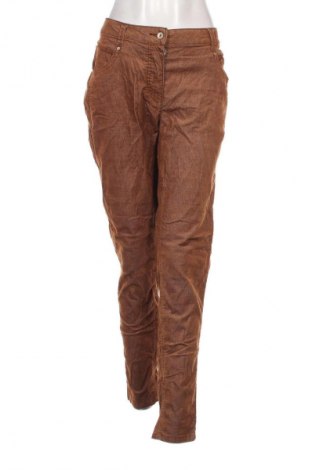 Pantaloni de velvet de femei Cecil, Mărime XXL, Culoare Maro, Preț 157,99 Lei