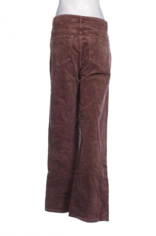 Pantaloni de velvet de femei H&M Divided, Mărime L, Culoare Maro, Preț 38,99 Lei