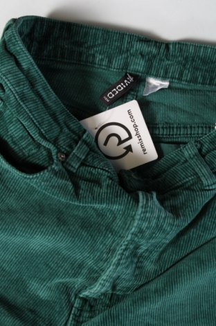 Pantaloni de velvet de femei H&M Divided, Mărime S, Culoare Verde, Preț 95,99 Lei