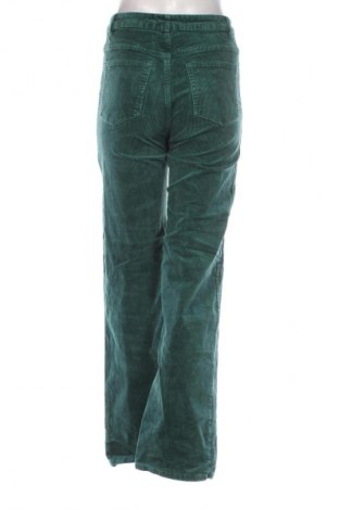 Pantaloni de velvet de femei H&M Divided, Mărime S, Culoare Verde, Preț 95,99 Lei