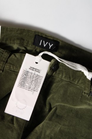 Pantaloni de velvet de femei Ivy Copenhagen, Mărime XXL, Culoare Verde, Preț 355,99 Lei