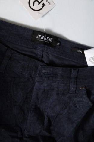 Pantaloni de velvet de femei Jensen, Mărime L, Culoare Albastru, Preț 43,99 Lei