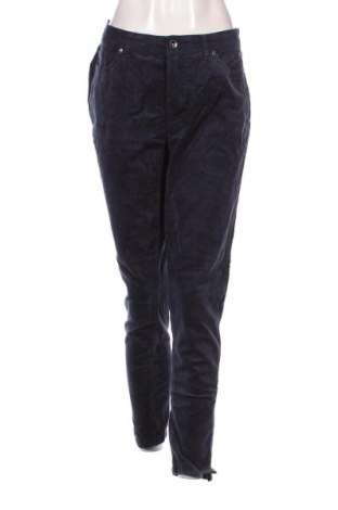 Pantaloni de velvet de femei Jensen, Mărime L, Culoare Albastru, Preț 38,99 Lei