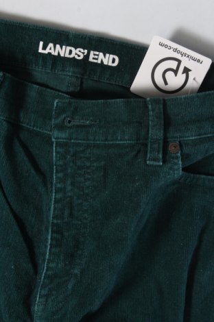 Pantaloni de velvet de femei Lands' End, Mărime L, Culoare Verde, Preț 90,23 Lei