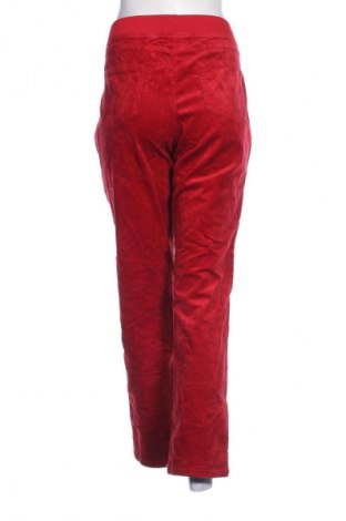 Pantaloni de velvet de femei Lark Lane, Mărime L, Culoare Roșu, Preț 48,99 Lei