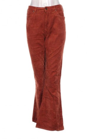 Pantaloni de velvet de femei Lee, Mărime L, Culoare Maro, Preț 100,99 Lei