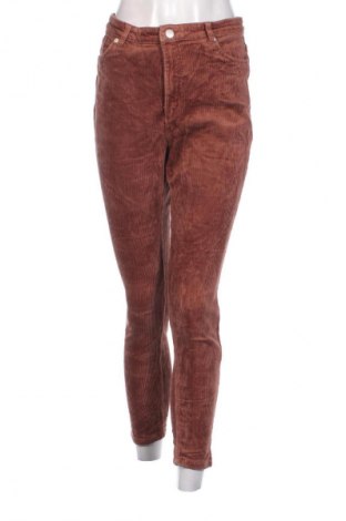 Pantaloni de velvet de femei Monki, Mărime M, Culoare Maro, Preț 82,99 Lei