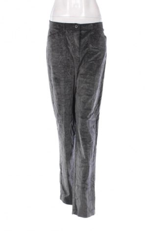 Pantaloni de velvet de femei Natural Reflections, Mărime M, Culoare Gri, Preț 151,99 Lei