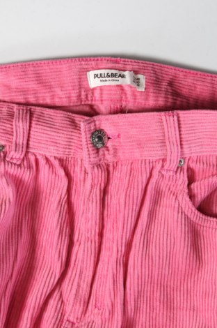 Dámské manšestráky  Pull&Bear, Velikost L, Barva Růžová, Cena  239,00 Kč